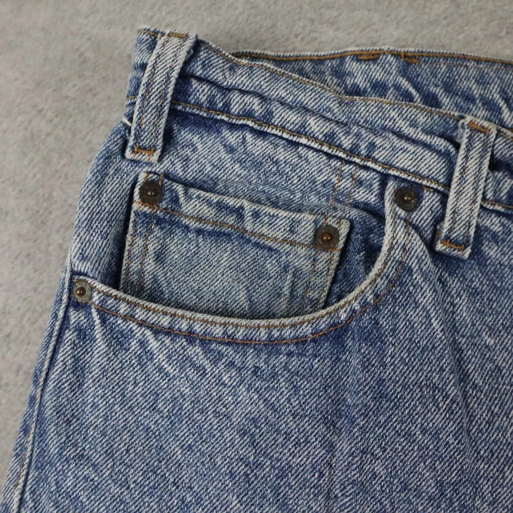 Vtg Levi's 540 Jeans Mens 42x32 Relaxed Fit 5-Pocket Stone Wash‎ Denim Blue USA